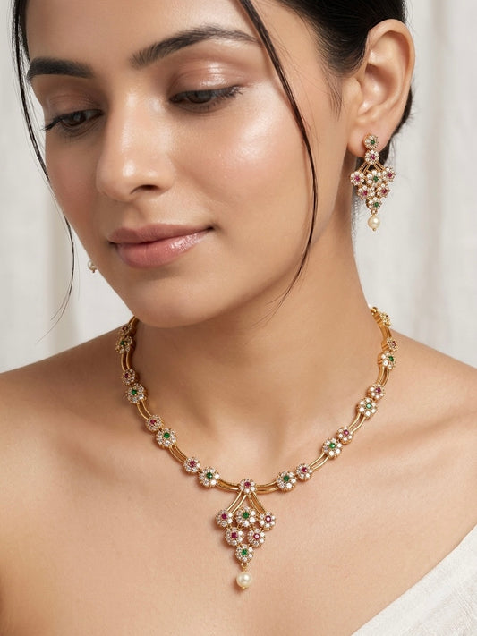 AD Stone Necklace