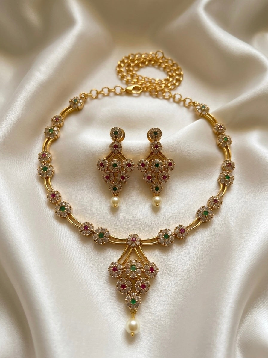 AD Stone Necklace